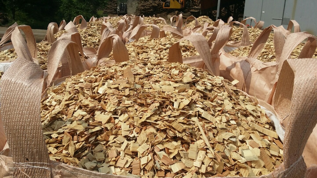 친환경 조경용 우드칩